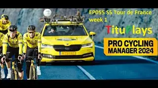 PCM 2024 Pro Cyclist Northern Classics & Puncher Titular Pierre | EP055 S5 Tour de France week 1
