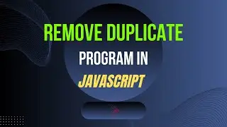 How to remove duplicates in array using different methods || javascript interview question