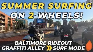 Remembering Summer: Baltimore Bike Surfing After the MightyHip_Moto Shoot!