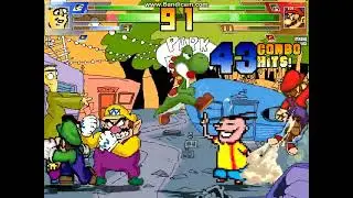 MUGEN battle #7440: Ed, Edd N Eddy vs Super Mario Series