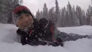 GoPro Experience: Snowshoeing Penstock Loop Trail, Kananaskis, Jan 24, 2016