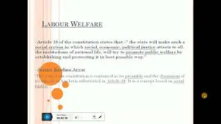 labour welfare and Nature & Scope of Labour  Welfare