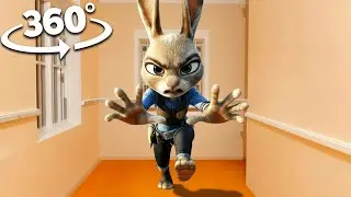360&deg; VR Zootopia 2 : Judy Hopps Breaks Into Your House! | VR 8K