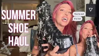 Summer Shoe Haul! | Dollskill, LaModa, Widow Oh My | WTFox Vlog &times;53