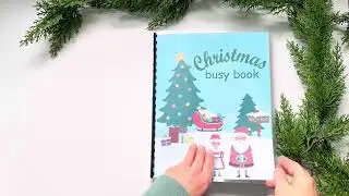 Christmas Busy Book for Toddlers, Winter Printable quiet book, Elf Busy Binder, Preschool Activity