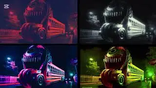 school bus monster on its way to school | Coffin Dance Song (Cover) 