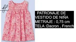 COMO PATRONAR UN VESTIDO DE NIÑA