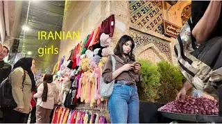 Weekend in Iran&rsquo;s Busiest Bazaar | Modern Girls & Street Style ASMR-2025