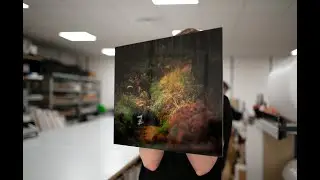 Réalisation d'un Plexi-collage (tirage sous Plexiglas) d'après une prise de vue à la chambre