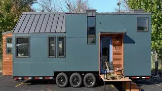 The Most Beautiful Urban Kootenay Tiny House by Tru Form Tiny