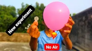 Coin and balloon new experiment | #coin and balloon magic  🎈@Classic_Ankit