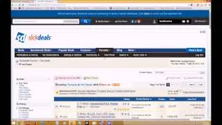 Very popular website to save Money SlickDeals.net