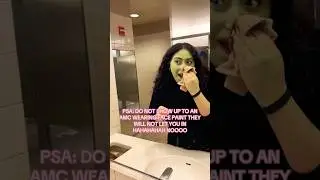 Fan Denied Entry to 'Wicked' at AMC for Wearing Face Paint 😯 #shorts #wicked #hollywood