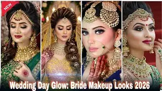 Wedding Day Glow: Bride Makeup Looks 2026#hd makeup looks#glamweedinglook