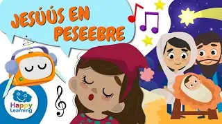 Jesús en el Pesebre: Un Villancico Mágico | Happy Learning 🎵✨🌟