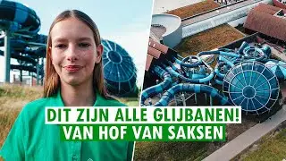 ALLE GLIJBANEN 🏊🏻‍♂️💥 OP RESORT HOF VAN SAKSEN 🧡 INCL. WILDWATERBAAN! 🌊 | 4K | PARKVAKANTIES 💚
