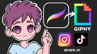 Crea tus propios GIF para Instagram! Como animar en PROCREATE | Kevin Farias