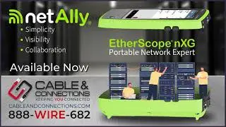 NetAlly EtherScope nXG Portable Network Expert - Available at Cable and Connections