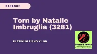 [03281] Torn by Natalie Imbruglia (Instrumental/Karaoke) Platinum Piano XL SD