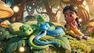Five Little Snakes Slither Slither Slither | Nursery Rhymes for Kids & Baby Songs