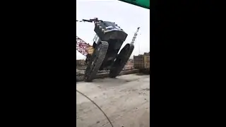 Detik-detik Crane Crawler Lifting excavator Over Load