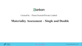 Materiality Analysis I Single I Double I Importance I How to Conduct I Impact ESG Rating I Weightage