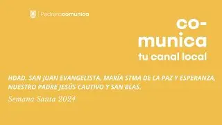 SALIDA PROCESIONAL HDAD  SAN JUAN EVANGELISTA MARÍA SANTISIMA DE LA PAZ Y ESPERANZA.