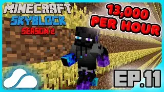 Building The *MOST EFFIECIENT* Semi-Auto Wheat Farm | RainyDay Skyblock S2 Ep.11