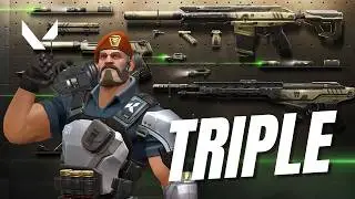 Brimstone ve Recon Phantom ile Triple Kill! VALORANT Dereceli