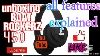 UNBOXING BOAT ROCKERZ 450 || All Features Explained || see why to buy it!!!!!