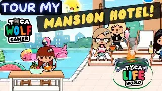 Mansion Turned Into a Hotel! [Quick 1 Minute Tour] - Toca Life World
