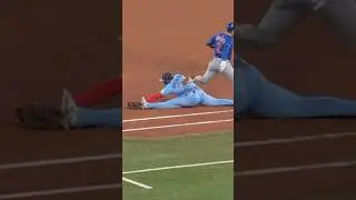 Vladimir Guerrero Jr Does The SPLITS To Make The Play 😱
