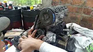 NISSAN SENTRA MOTOR E16 .... COMO COLOCAR LA BANDA DE DISTRIBUCIÓN 