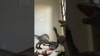 Jurassic showdown #hammondcollection#stopmotion #dinosaur#battleroyale#imaginedragon