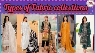 Different types of fabric collections 💕|#youtubechannel #trendyonabudget