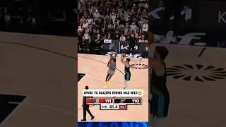Clutch Three by Avdija🔥 Blazers vs Spurs Wild Ending #nba #deniavdija #victorwembanyama