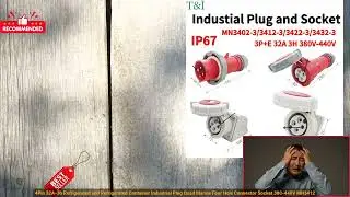 3256805541762625 1PCS 4Pin 32A 3h Refrigerated and Refrigerated Container Industrial Pl