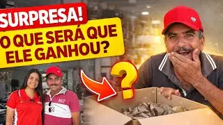 Ele ficou sem acreditar! Levei José Honorato em uma loja e veja a surpresa 