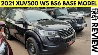 Rs.15 lakh🔥 2021 BS6 Mahindra XUV500 W5 Base Model | On-Road Price | Detailed Review| Arsh Jolly