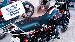 New Hero Splendor Modified ||Splendor New Look|| #wrapping #youtube