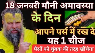 मौनी अमावस्या के दिन चुपचाप अपने पर्स में रख दे यह 1 चीज, पैसों को चुंबक की तरह खींचेगा/#premanandji