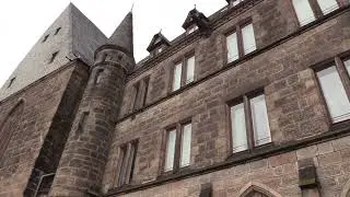 Marburg alte Universit&auml;t mit Universit&auml;tskirche  - 2021