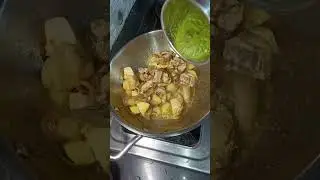 Chicken Aalu Matar  Salan#harabhara salan recipe 