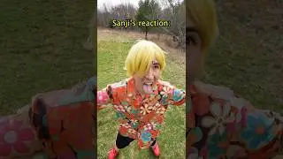 Sanji when Robin attacks😏 #anime #onepiece #sanji #nicorobin
