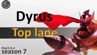 TSM Dyrus : Rumble vs Ekko | Top lane | NA LOL | Patch 6.24 | season 7 | Replay - League of Legends