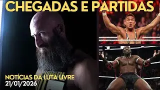 ESTREIA DE OBA FEMI, RETORNO DE CHAD GABLE E PARTIDA DE TOMMASO CIAMPA CONFIRMADOS