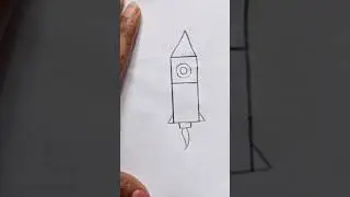 F letter drawing rocket 🚀#roket #art #creativeart #technique #letterdrawing #youtubeshorts #shorts