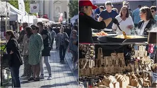 Vilniaus centre ir vėl šurmuliuoja Tautų mugė: pamatykite, kas sutraukė minias
