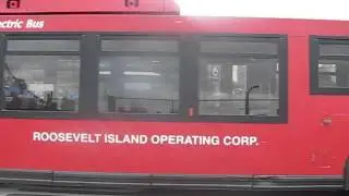 Roosevelt Island Operating Corporation bus along Main Street