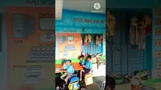 बोलकी शाळा #School Bala Painting#Bolaki Shala#Art#Artist#School Wall Painting#Bolaka Vharanda#Shorts